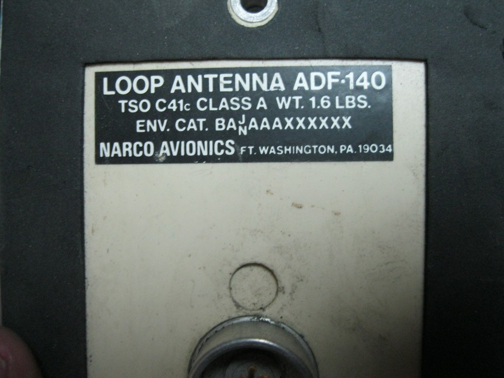 USED Narco ADF-140 Loop Antenna