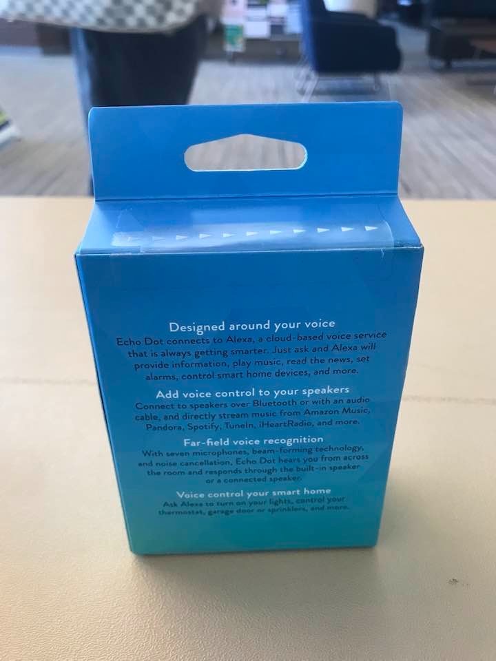 New Sealed Amazon Echo Dot (2nd Generation) Smart Assistant - White