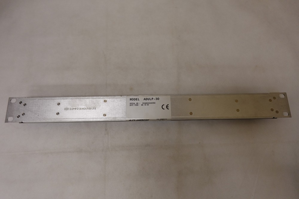 AD American Dynamics ADULP-30 Surveillance System Universal Loop Panel - Used