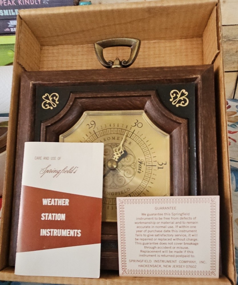 VTG SPRINGFIELD BAROMETER #447 NIB