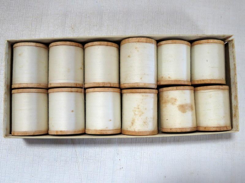 4 Boxes Vintage Clark's Thread Company Spools 10, 40, 60