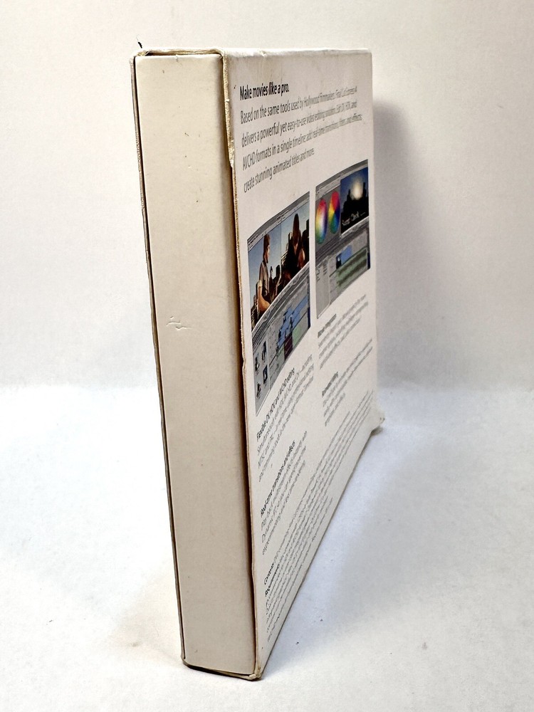 Apple Software Final Cut Express 4 Retail Version MB278Z/A with Original Box
