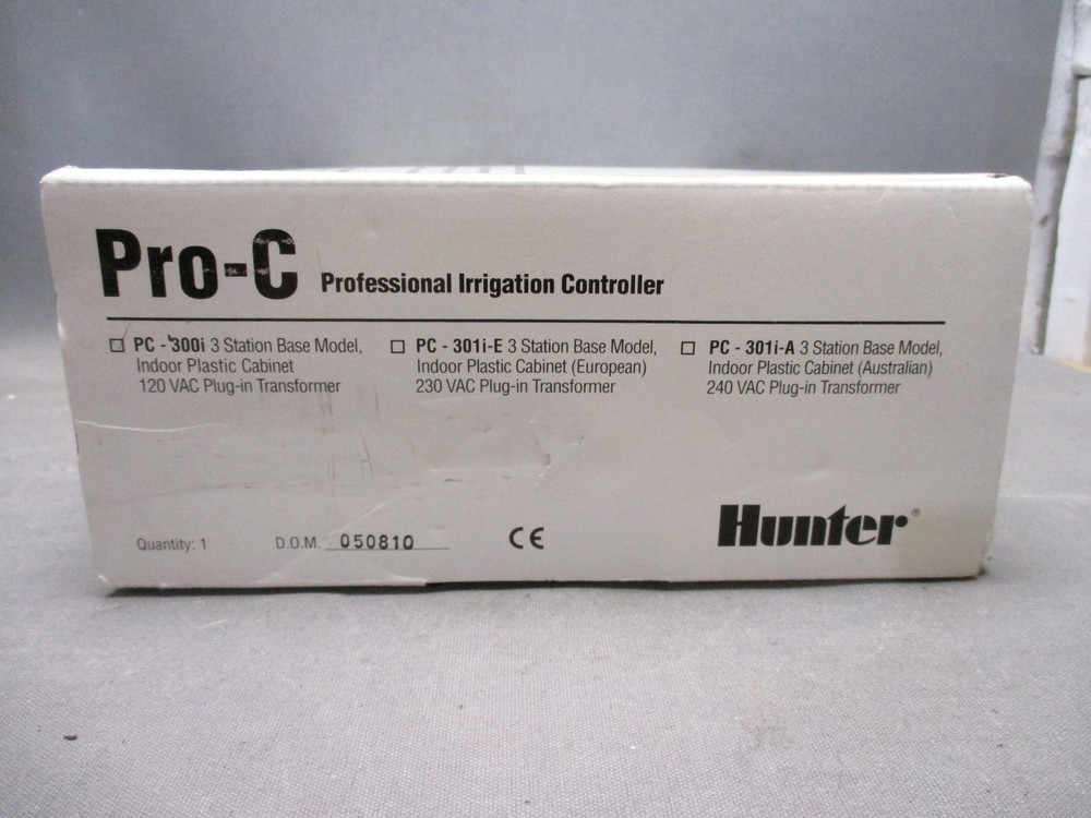 Hunter Pro-C Irrigation Sprinkler Controller Empty Box Transformer Smartport