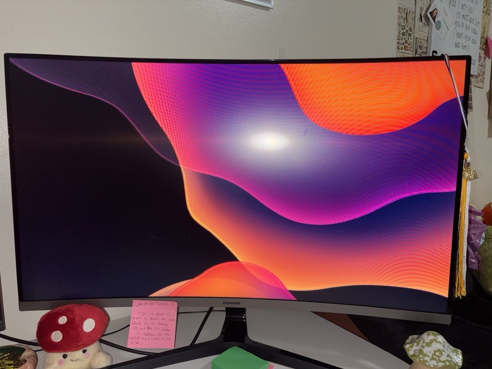 Gaming/ work set up- two monitors and mouse