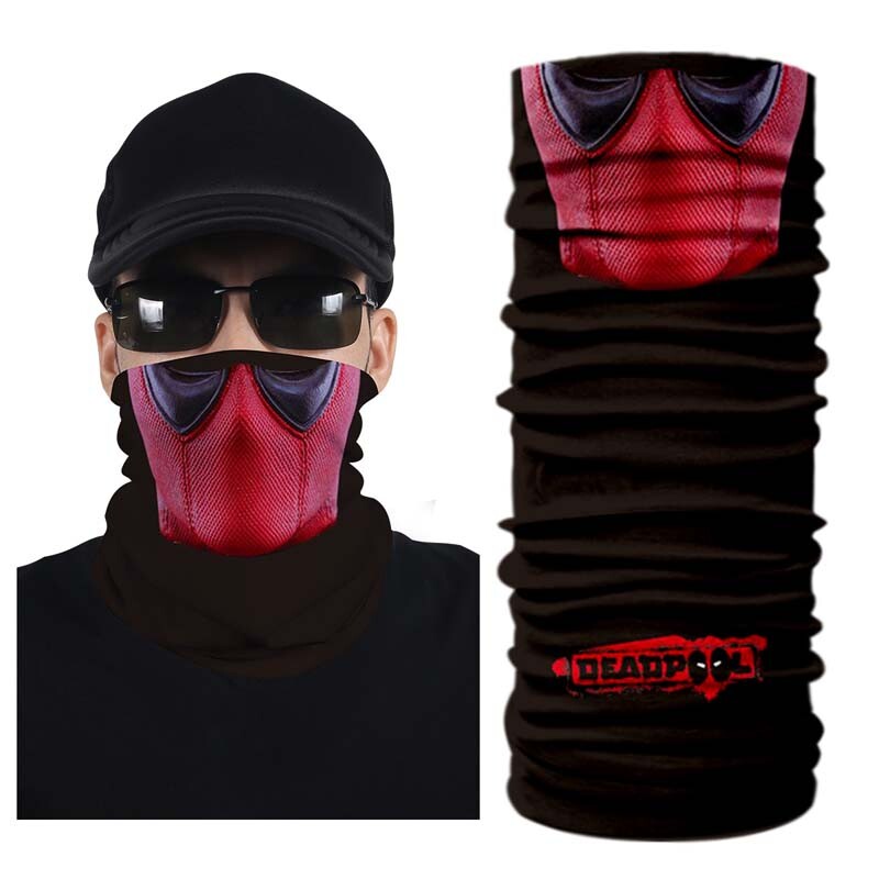 UV Protection Joker Skull Face Mask Bandanas Neck Gaiter Headwear Magic Scarf US