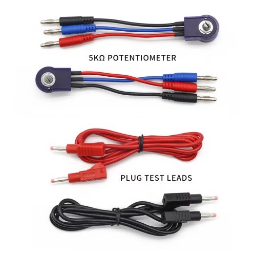 Multimeter Test Lead Tool Kit Car Electronic Connectors Cable Left Flat