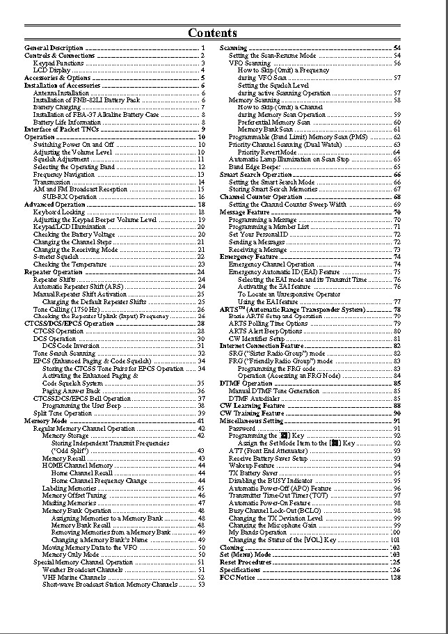 Yaesu VX-3R VX-3E Instruction Manual Operating Guide Coil Bound