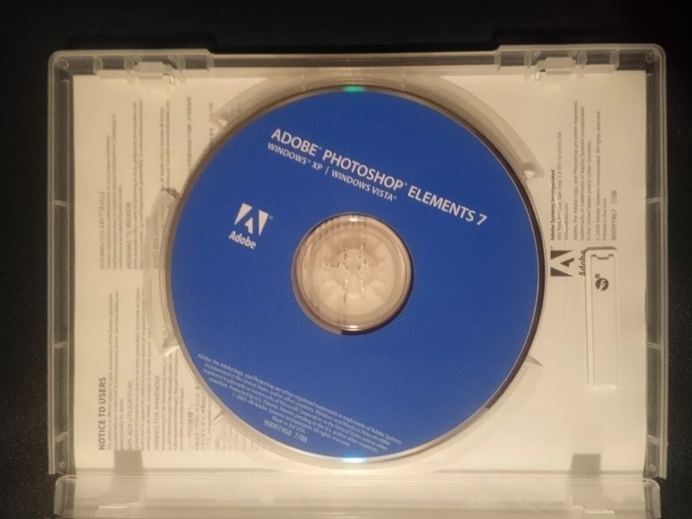 Adobe Photoshop Elements 7 Photo Enhancement Modification Software