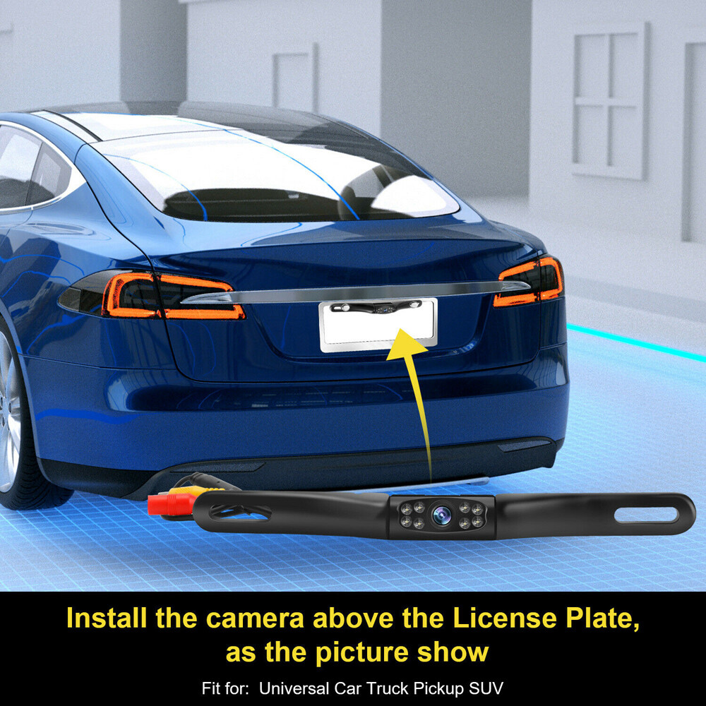 Parking Camera Wide 170° Waterproof Night Vision Car Rear View Reverse Backup US