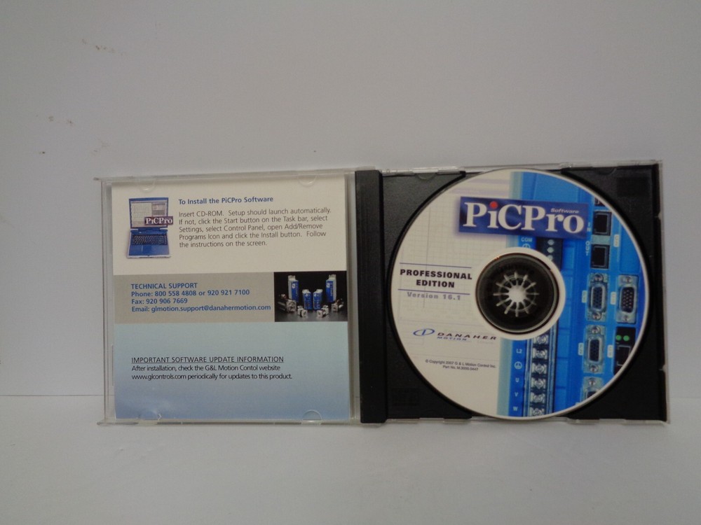 G&L MOTION CONTROLS M.3000.0447 VERSION 16.1 PROGRAMMING SOFTWARE