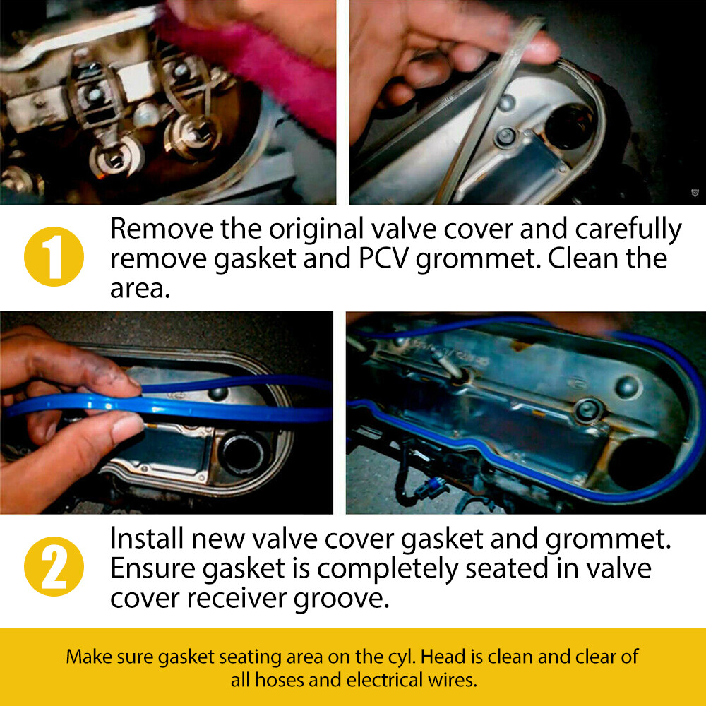 Valve Cover Gasket Set For 2011-2016 Chrysler Dodge Jeep Ram Volkswagen 3.6LEAH