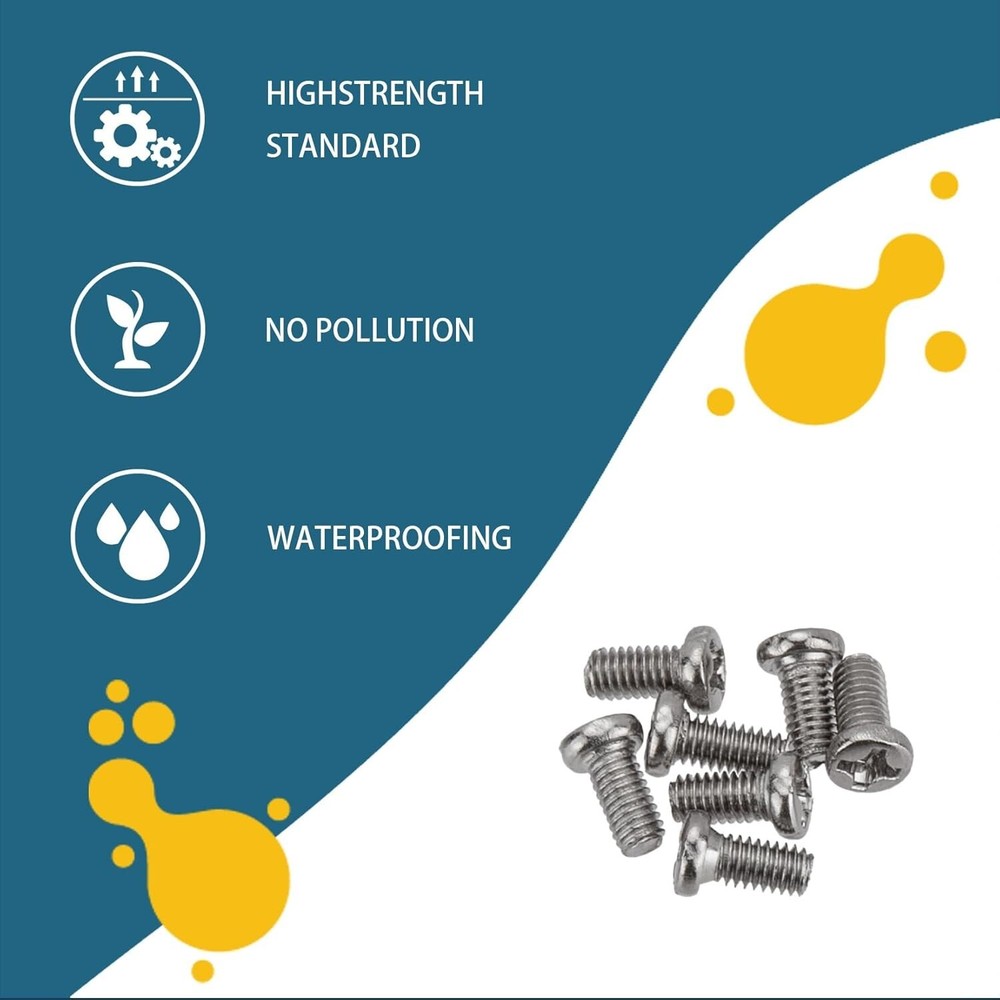 1140Pcs Tiny Screws Electronics M1.4 M1.6 M1.7 M2 M2.5 Replacement Computer Kit