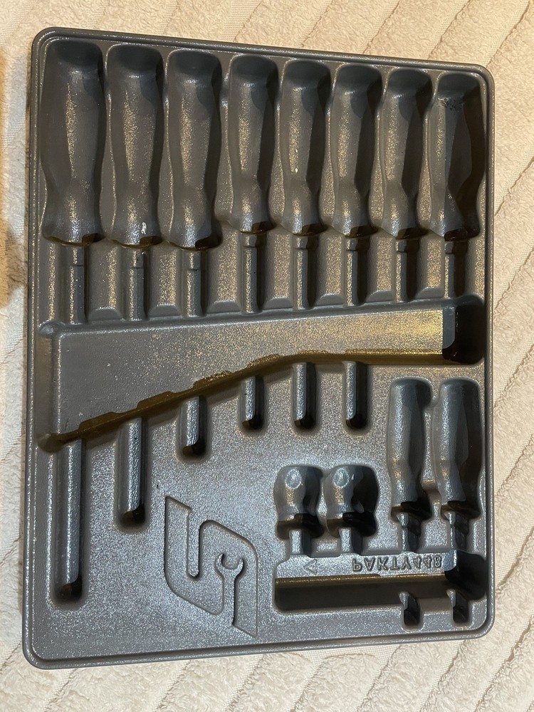Snap On Screwdriver Storage Tool Tidy 12 Piece New Robust Organiser