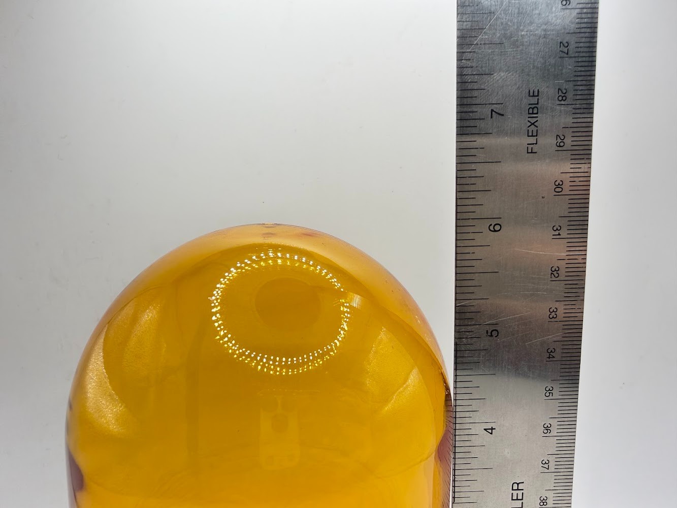 AMBER VAPOR TIGHT FIXTURE GLOBE