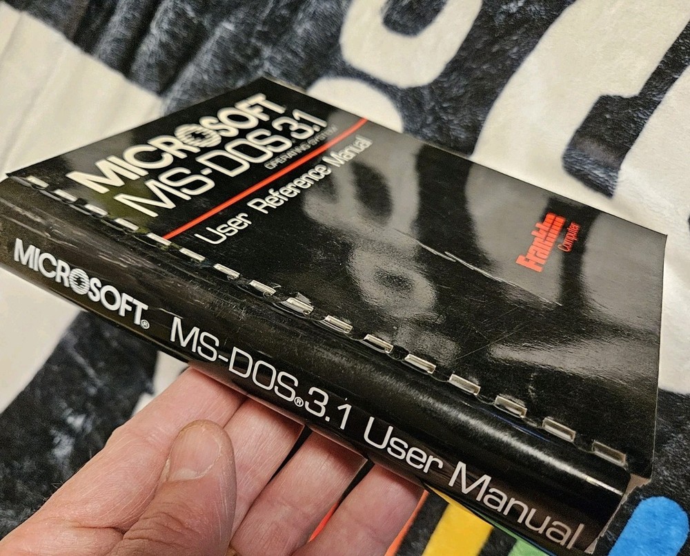 Microsoft MS-DOS 3.1 User Reference Manual + Franklin Computer Supplement