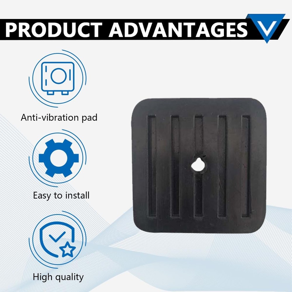 4 Pcs Mini Split AntiVibration Pads, Air Conditioner Shock Pad, Wall Mounting