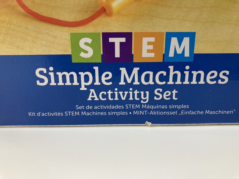 Learning Resources Simple Machines Activity Set STEM 19 Piece Set Complete Age5+