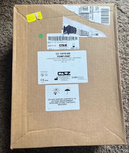 CSZ COLD THERAPY PAD - REF 1215-US - Box (10)