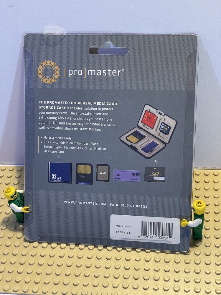 Promaster Hard Memory Card Case (Black) New in Package