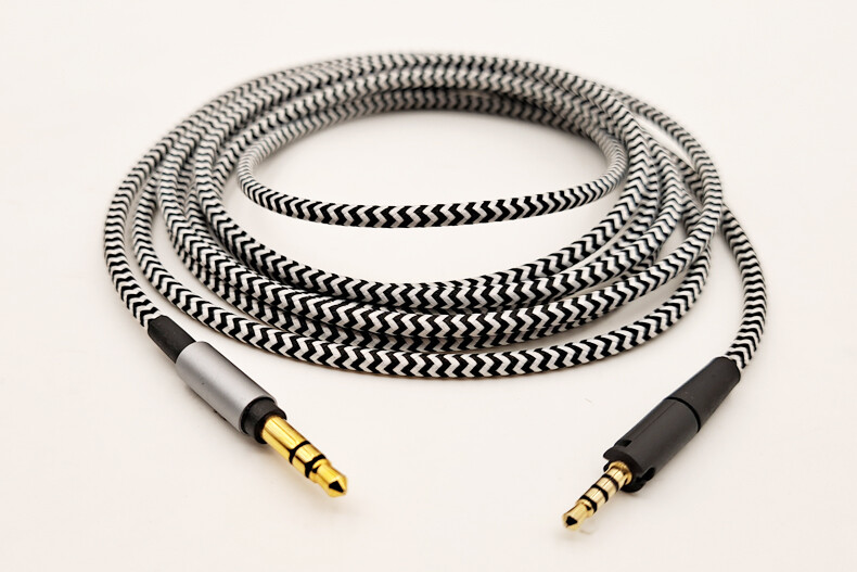 Replace nylon Audio Cable For Sennheiser HD 400S headphones