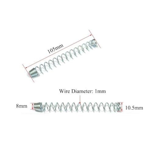 6 Pack Rear Brake Cable Spring Replacement 4 Inch Adjusting Joint Pin Return
