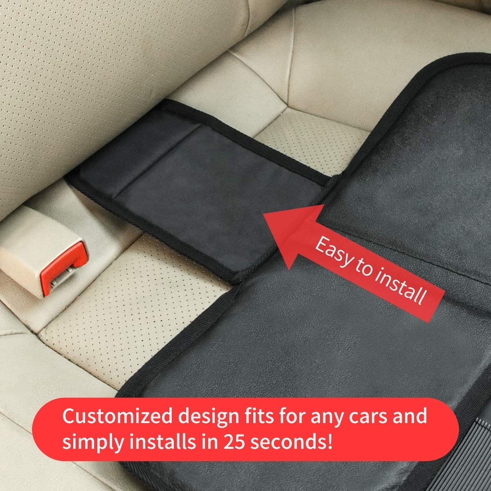 Car Seat Protector - Seat Protection Mat - Thick Padding - Durable, Waterproo...