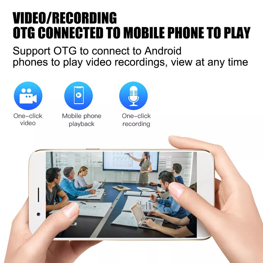 Mini Wearable Necklace Camera Full HD Video Audio Voice Recording Small Recorder