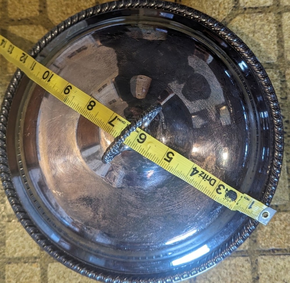 Silver Plate Covered Dish