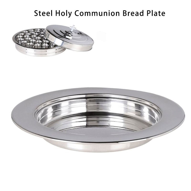 Multipurpose Stainless Steels Communion Tray Heat Resistant Suitable For Bread