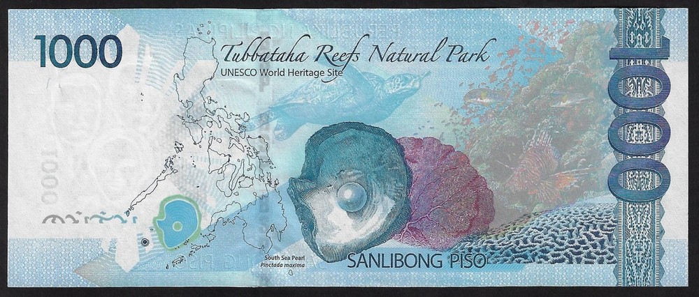 Philippines 1000 Piso, 2018 P- 2011d SERIAL 1000000 GEM UNC