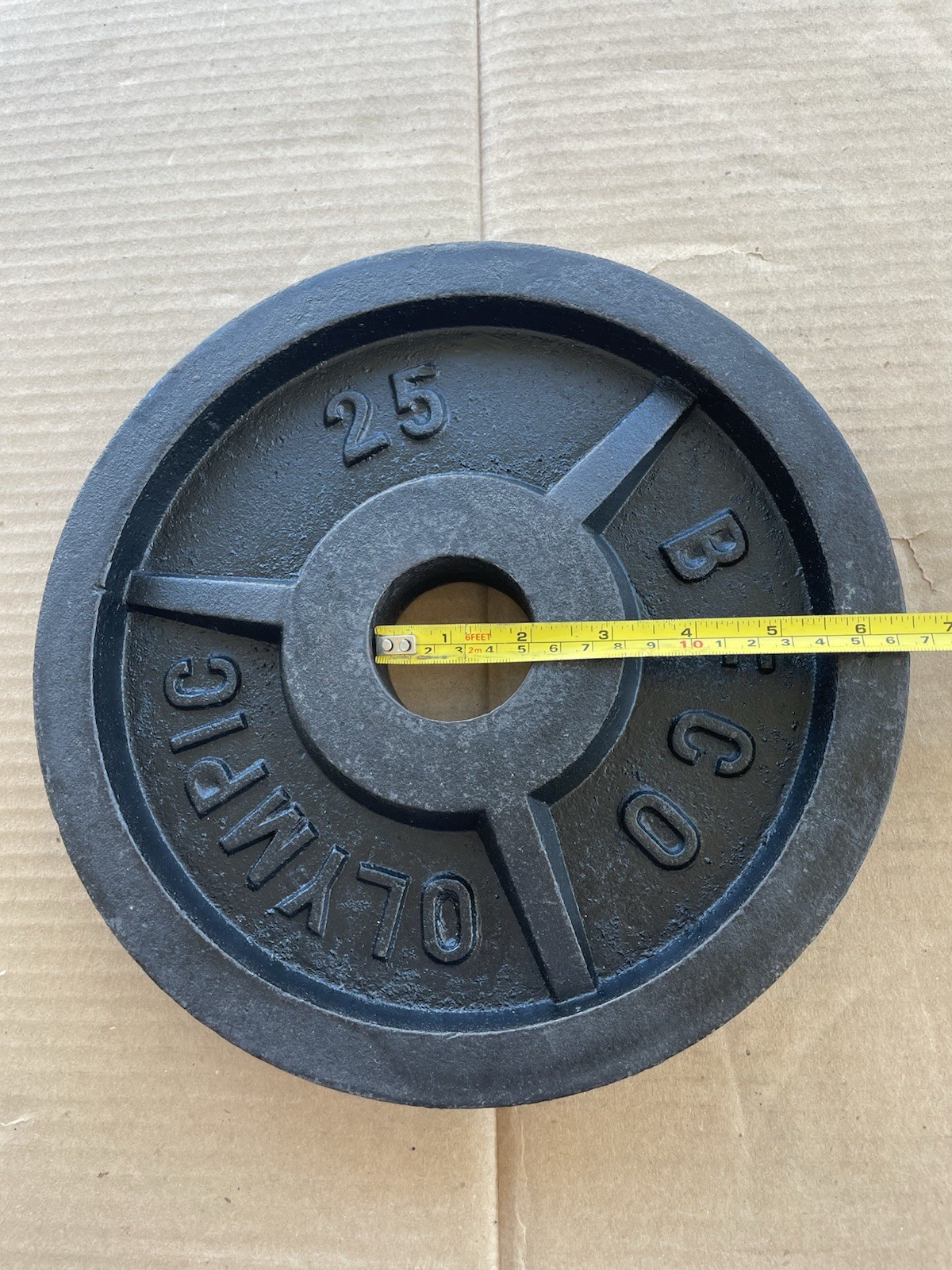 BFCO Vintage Olympic 2” 25 Lb Weight Plates 2x25Lb Total 50 Lbs