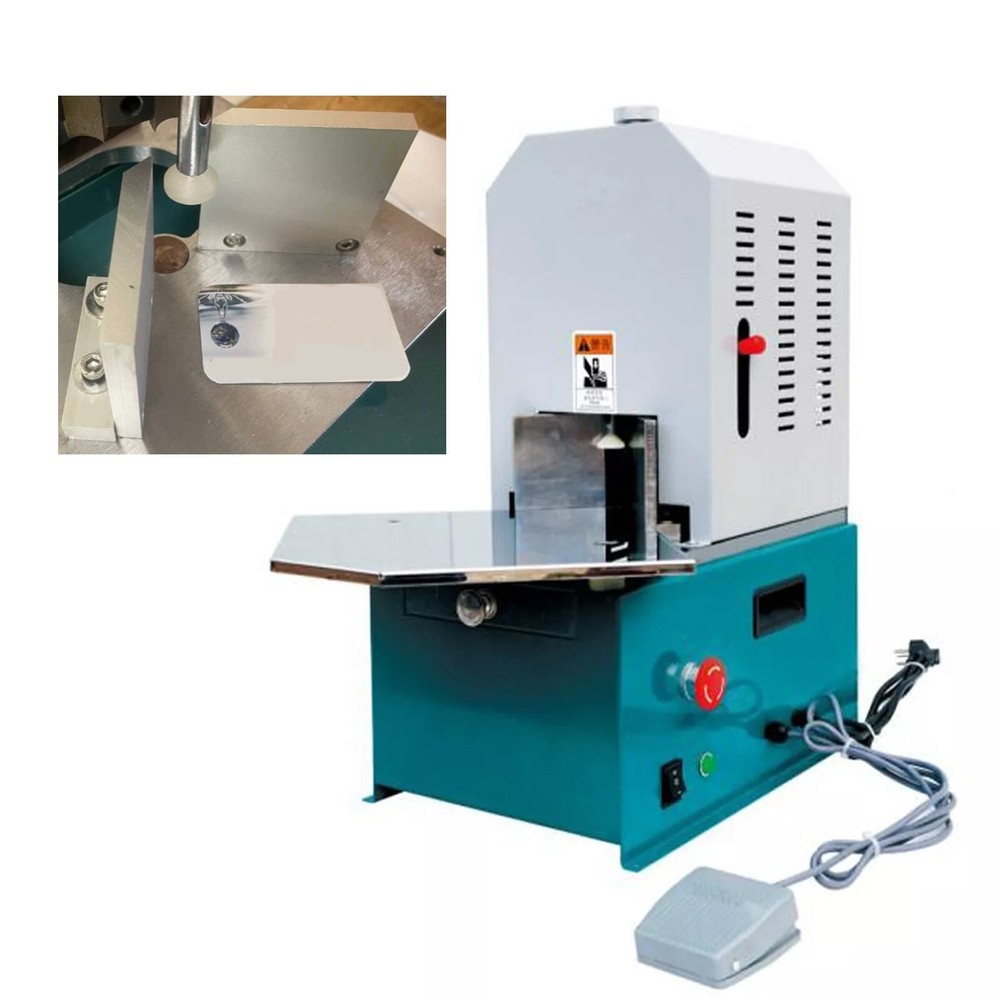 110V Electrical Corner Rounder Foot Control Round CornerCut Machine with 7 Dies
