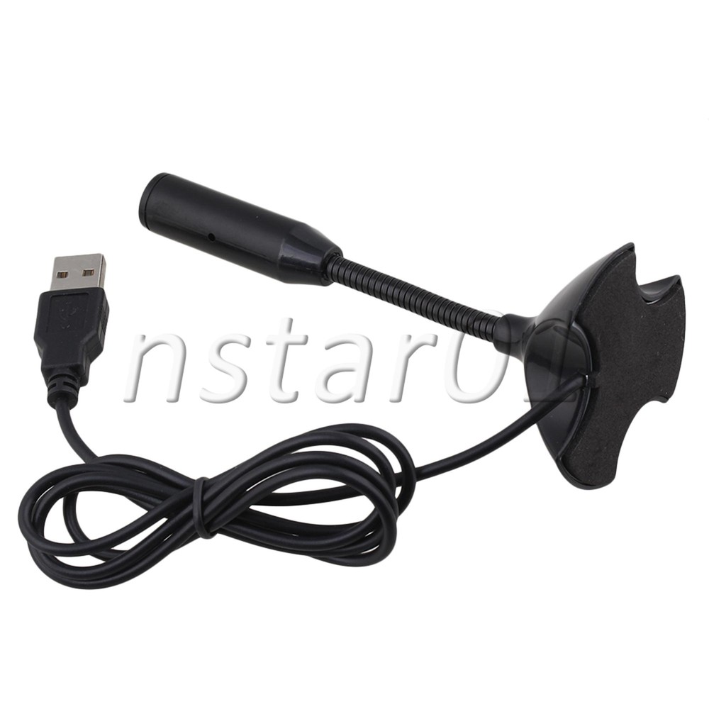 Black USB Cable Desktop Microphone for Meeting