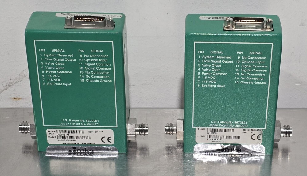 MKS M100B23CS1BV 2000 SCCM N2 Mass-Flo Controller