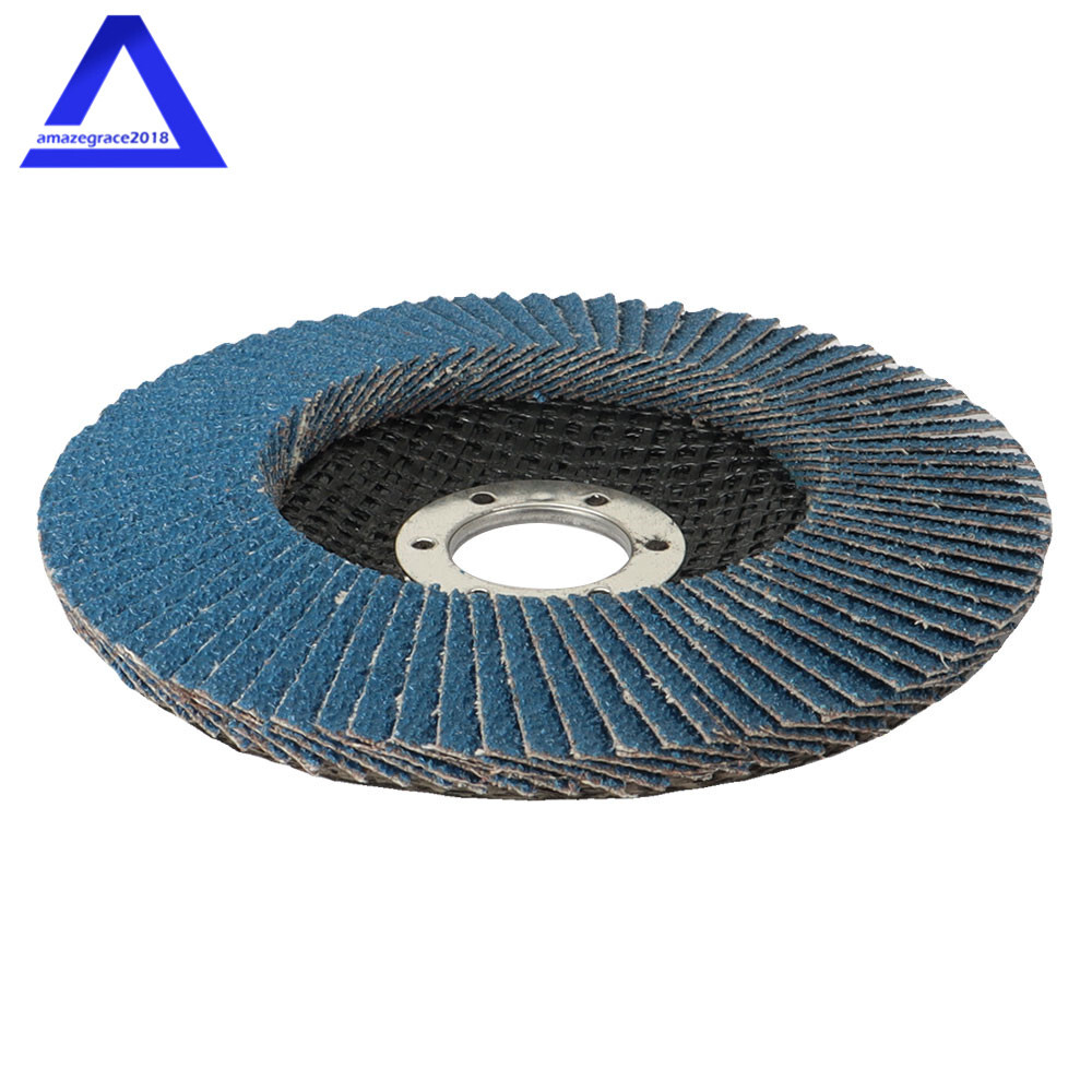 10×Premium Zirconia Flap Disc / Wheel Angle Grinder Sanding Disk 5" 125mm 40Grit