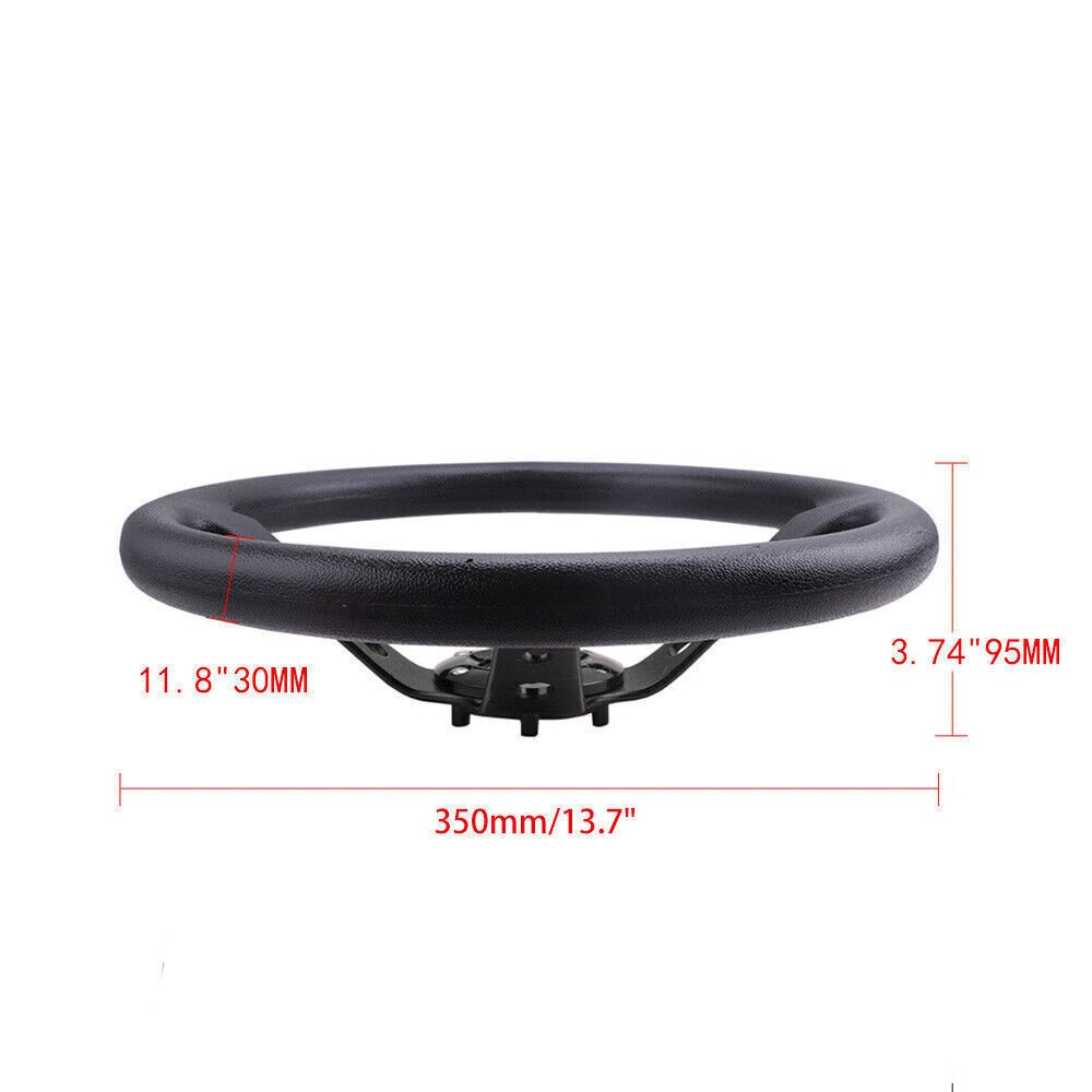 14"Steering Wheel+Quick Release+Hub Adapter For Mitsubishi Eclipse Lancer Galant