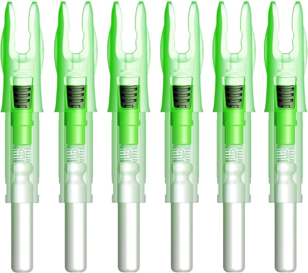 GT Lighted Nocks Arrows .246 inside Diameter Bolts On/Off Switch Light up Knocks