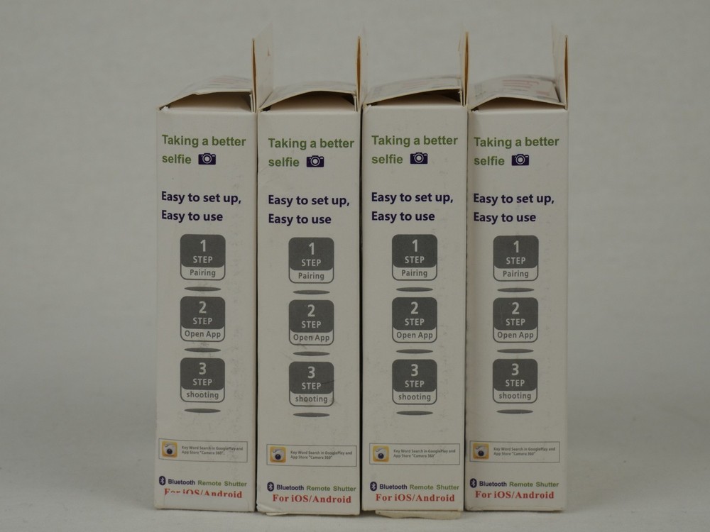 (Lot of 4) Neewer Smartphone Shutter Remote IOS Android | NEW OLD STOCK (READ)