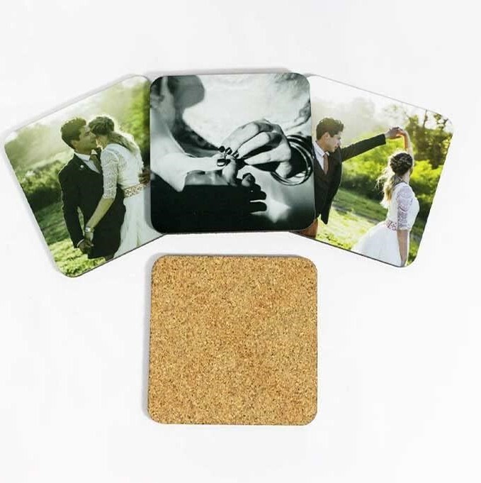 Personalized Coasters Ceramic Custom Name  kitchen decor Wedding Anniversary