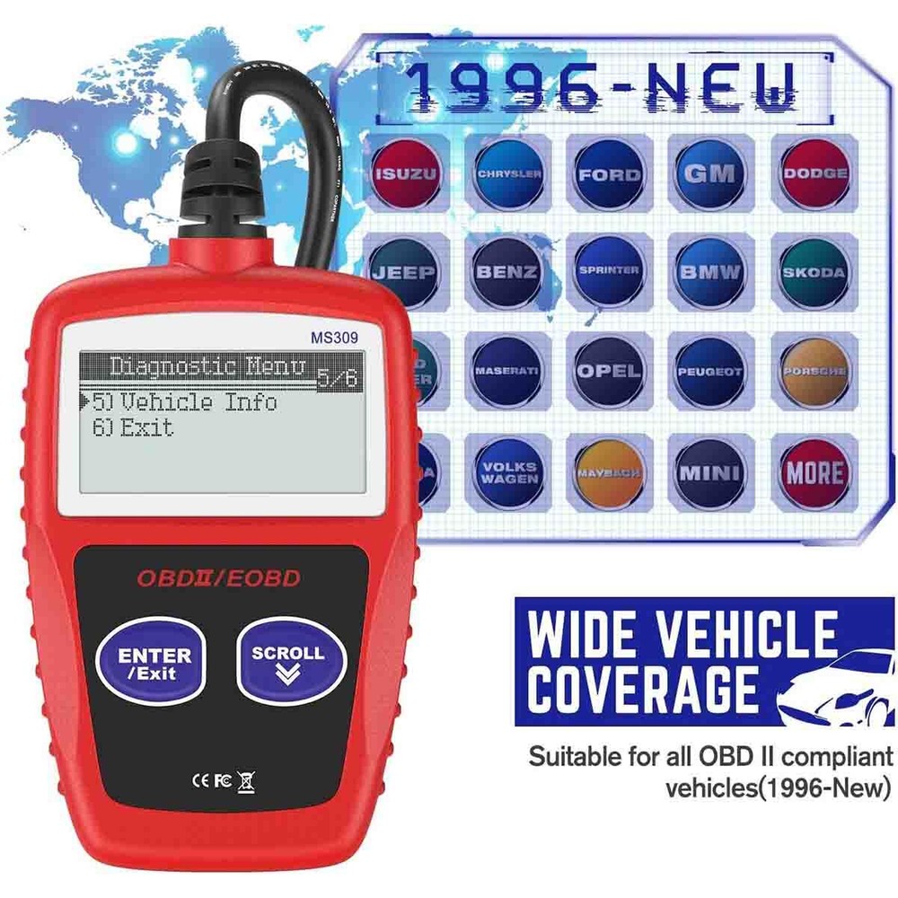 Automotive OBD2 Scanners OBD Code Readers Car Engine Fault Code Diagnostic Tool