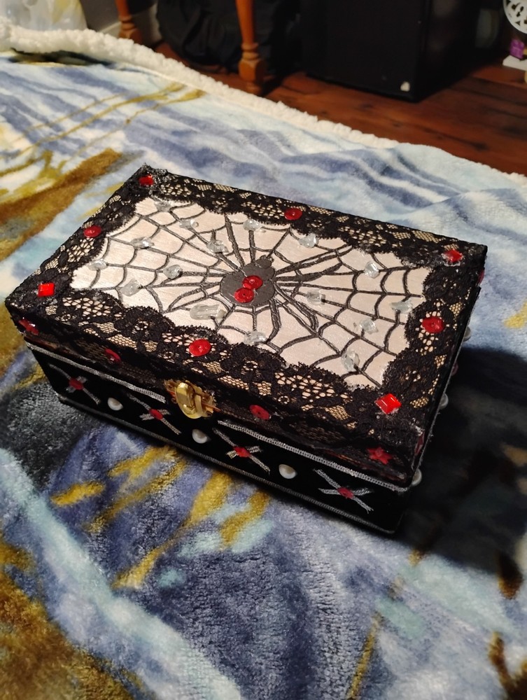 Hand Done Wooden Storage Box