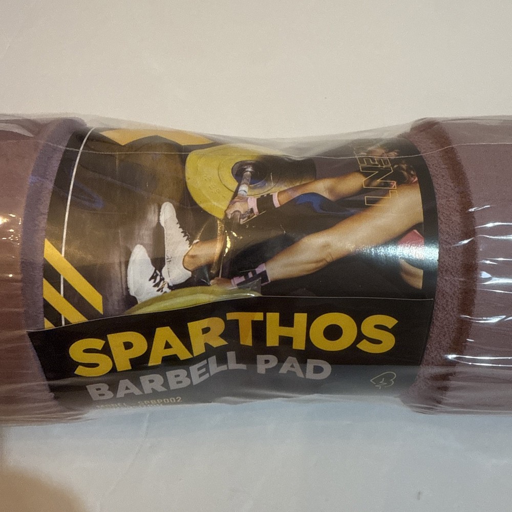 Sparthos Barbell Pad in light purple for safer workouts