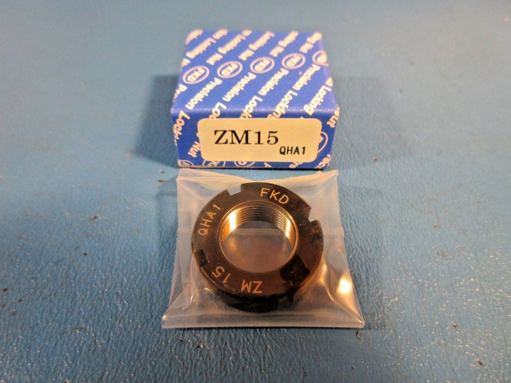 FKD, ZM15 Precision Locking Nut, 1.0 Thread Size, Locknut (Baldor, ZVL)