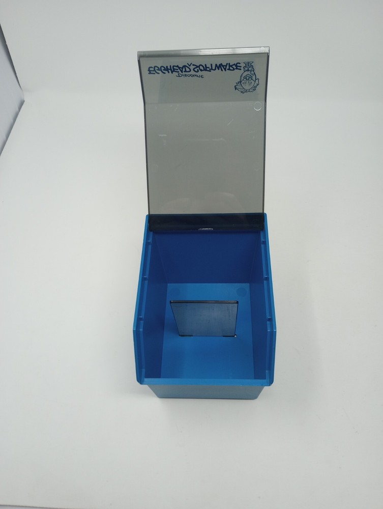 Vintage 1987 Egghead Software 3.5" Floppy Disk Storage Container Case