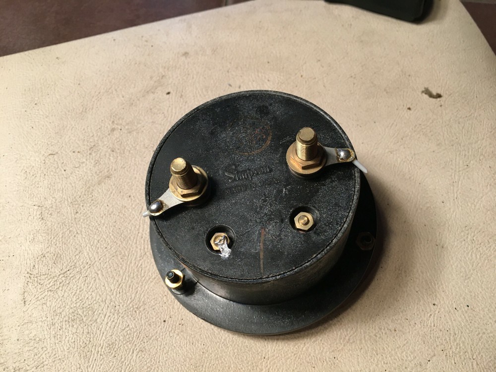 Simpson Model 25 DC Microamperes Meter 0-100