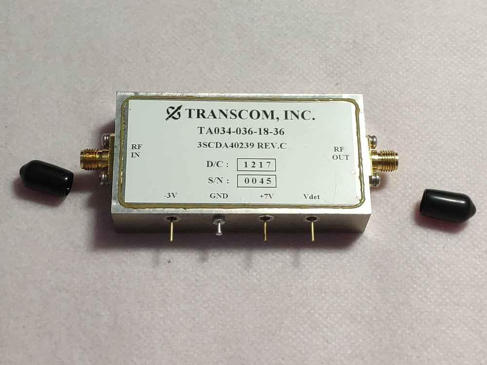 TRANSCOM TA034-036-18-36 RF Amplifier Power Amplifier, Low Noise