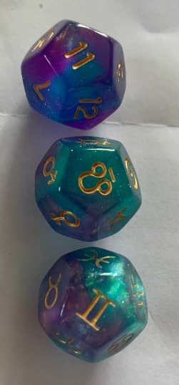Astrodice with chart