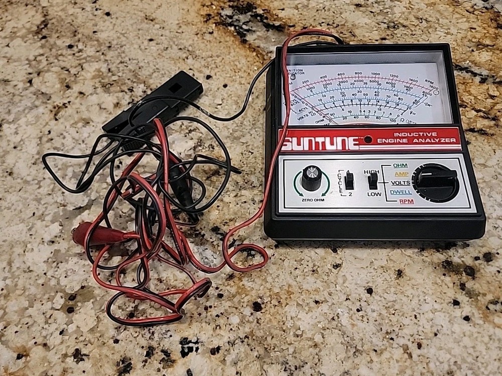 SUNTUNE Inductive Engine Analyzer Model CP7673 Working Condition
