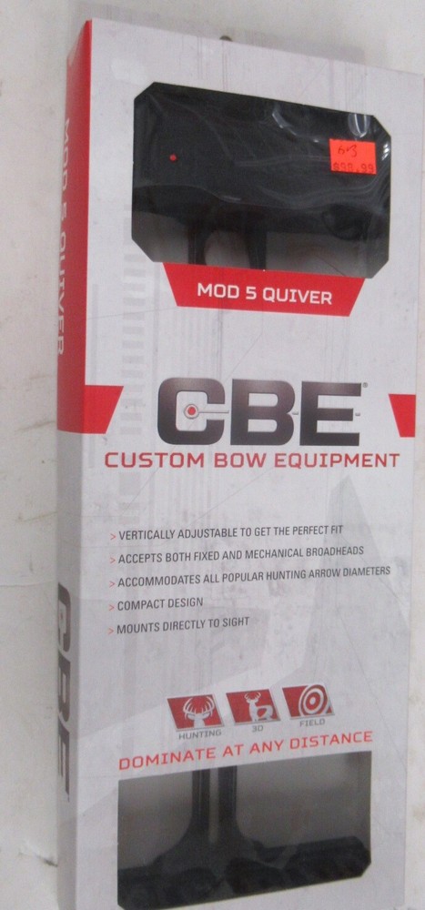CBE Archery Mod5 Mod-5 Adjustable 5-arrow quiver