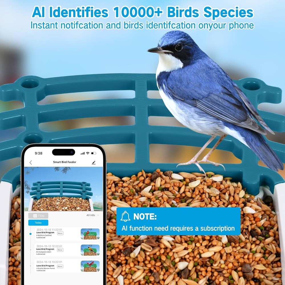 Solar Powered Smart Bird Feeder with Camera